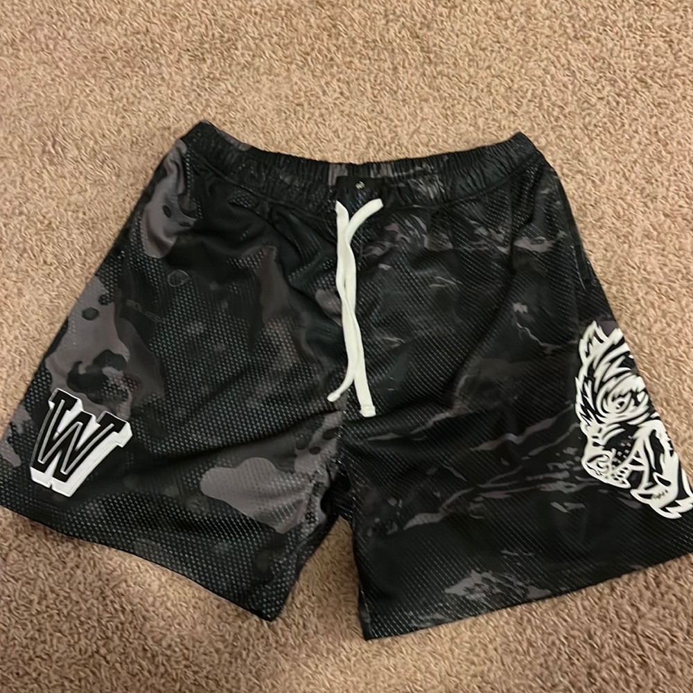 Darc sport black mesh shorts